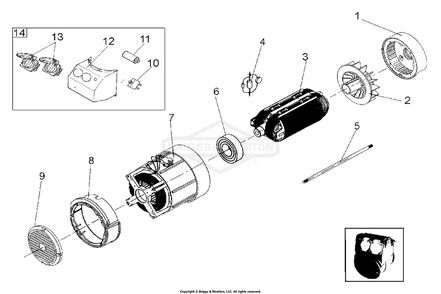 Part Location Diagram of 102880GS Briggs and Stratton Socket: french